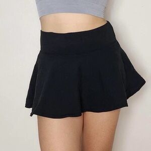 vintage black mini skirt